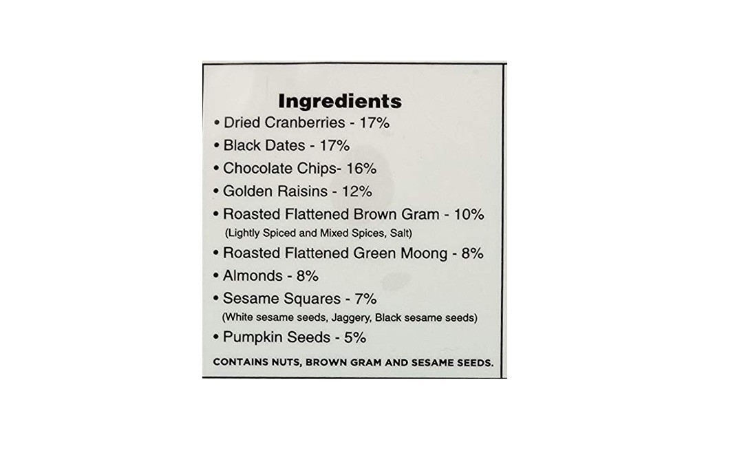 Karrotz Choco-Fusion Trail Mix    Pack  340 grams